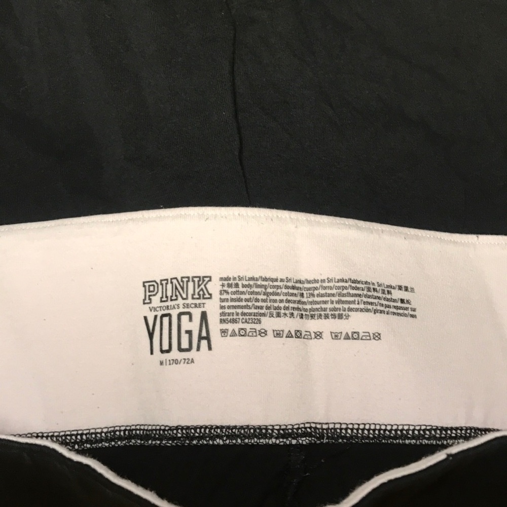 🛑SOLD🛑 PINK YOGA Pants Victoria's Secret Size M - Picture 7 of 8